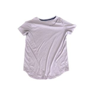 Light, smooth lavender women’s athletic t-shirt size M